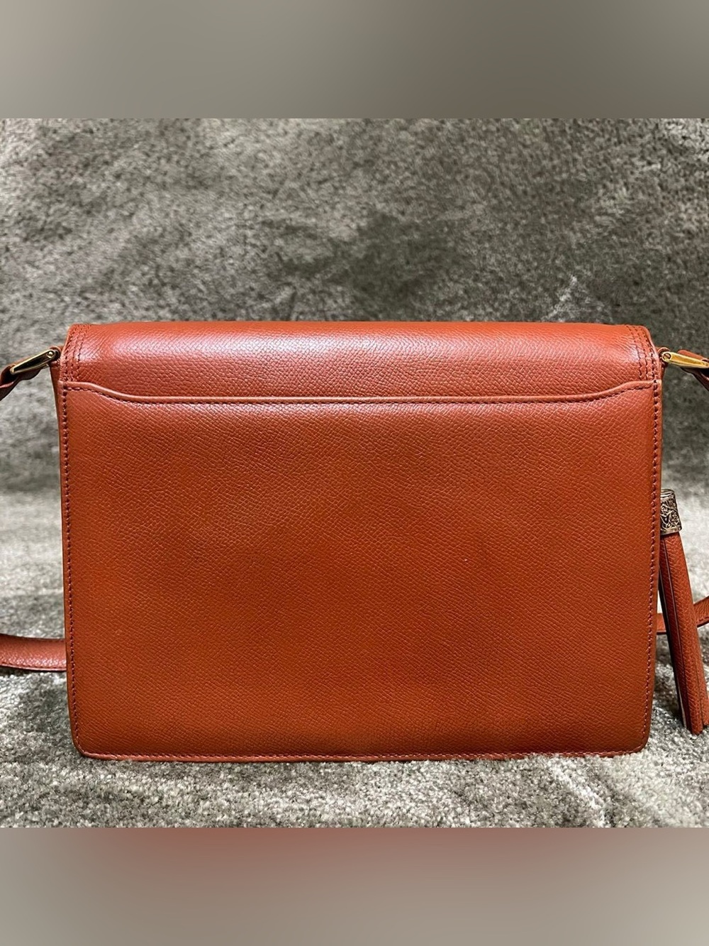 Valentino Garavani genuine leather crossbody bag with tassel Vintage - Picture 4 of 14